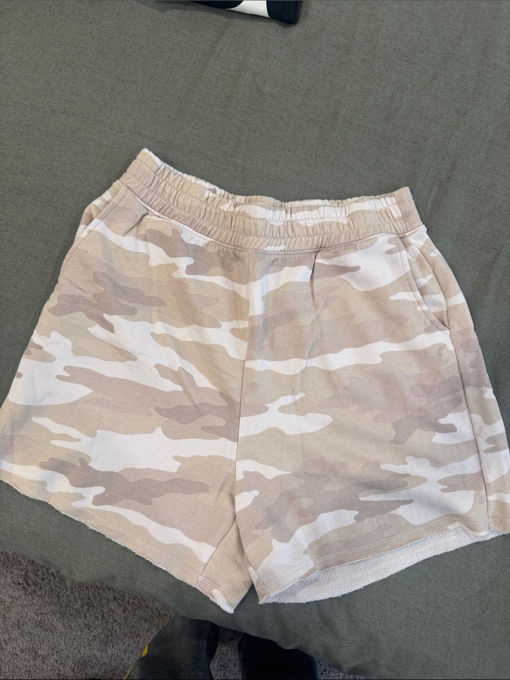 American Eagle camo shorts. Like Mew.